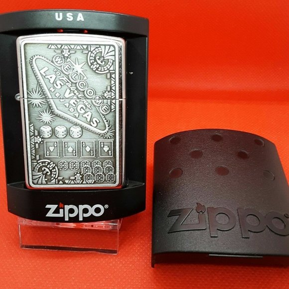 Cool Iconic Vegas Gambling Poker Dice Craps Zippo Lighter - Picture 1 of 1